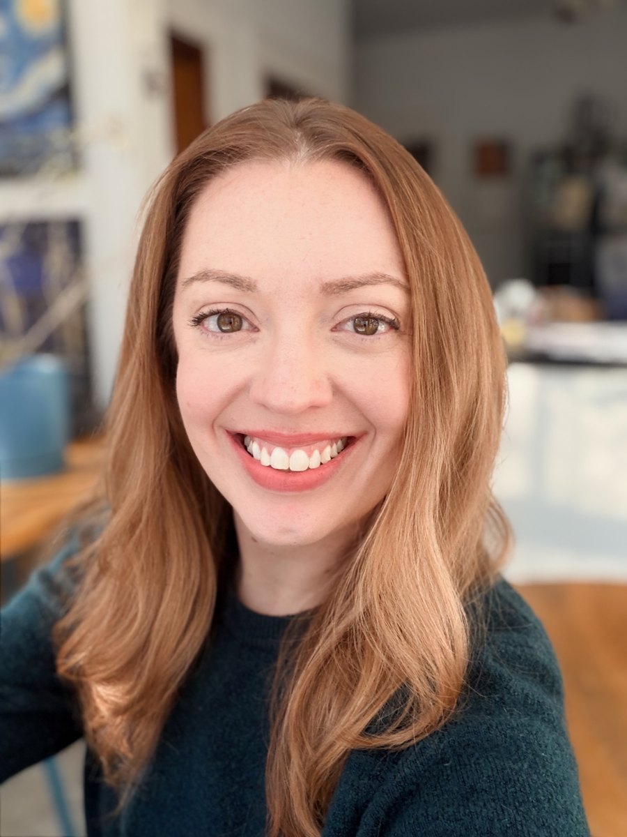 Julia smiling